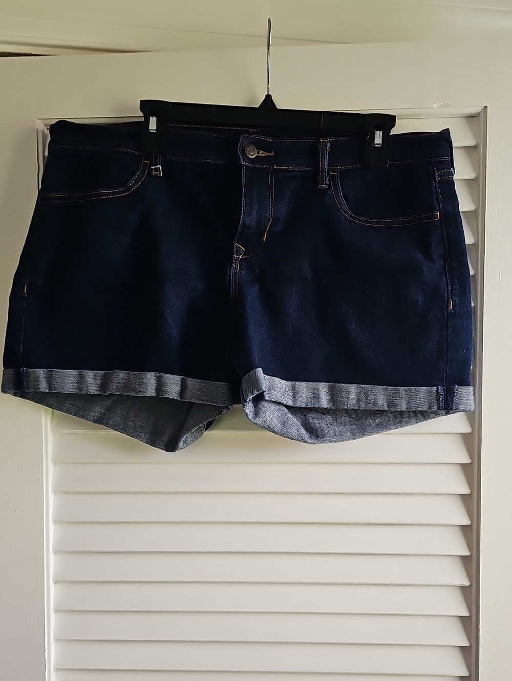 Old Navy Dark Blue Denim Jean Shorts